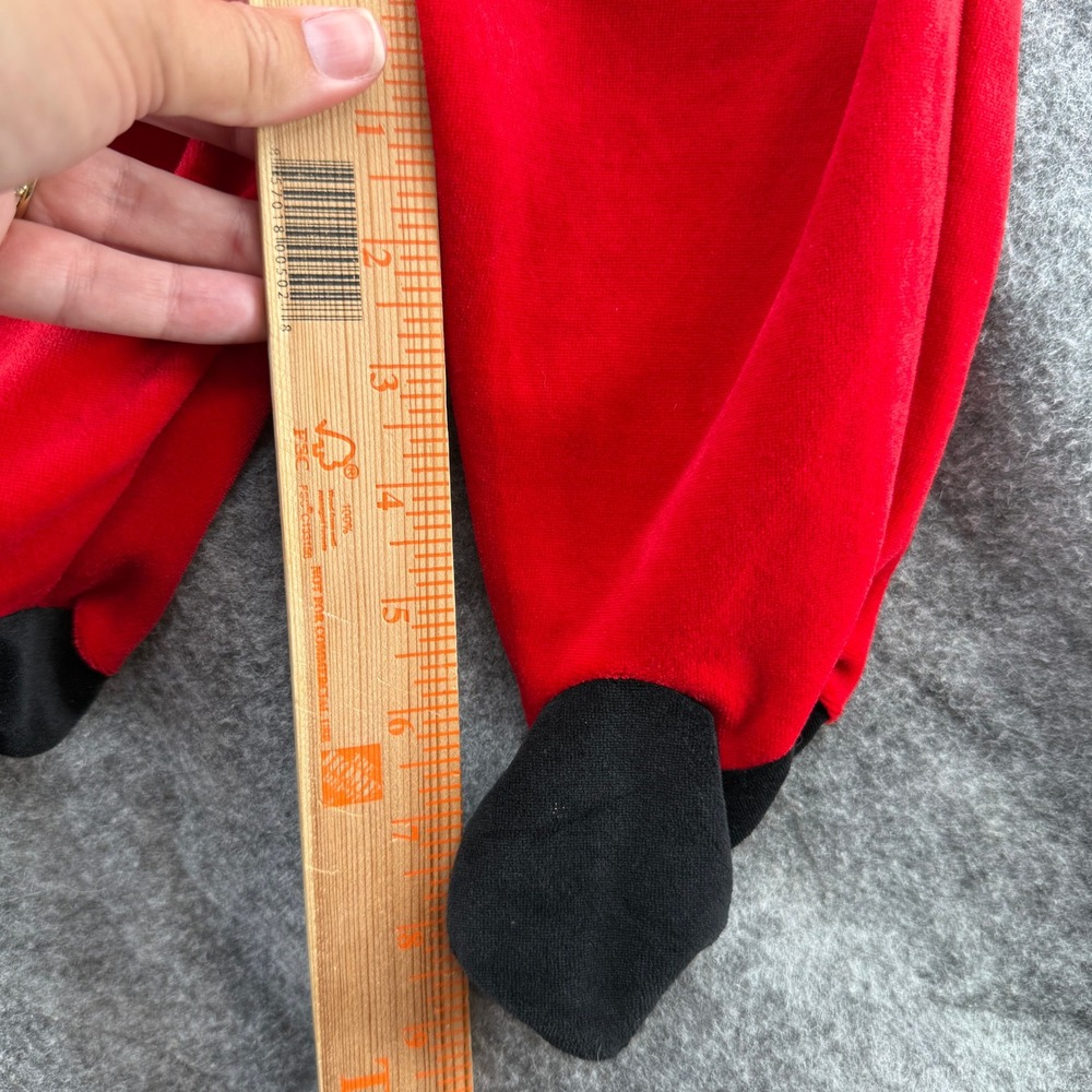 Carter's Santa Costume Set Kids 6-9M VTG Red Velour Faux Fur Holiday Outfit - Picture 15 of 15